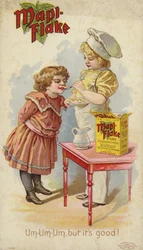 Girl Eating Mapi Flake
