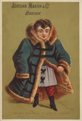 Girl in Oversized Coat