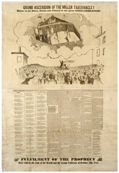 Grand ascension of the Miller tabernacle! : Miller in his glory, saints and sinners in one great conglomeration!