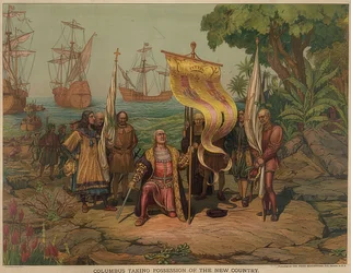 Columbus Lands on the Island of San Salvador, October 12, 1492