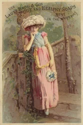 Lady Posing on Steps