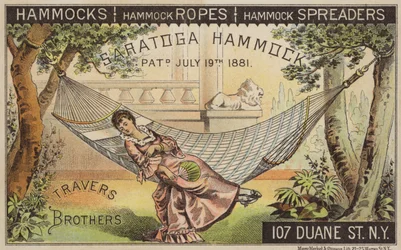 Lady Relaxing on Saratoga Hammock