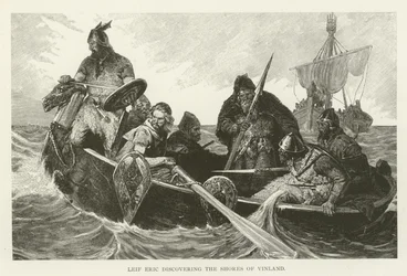 Leif Eric discovering the Shores of Vinland