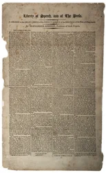 Liberty of Speech and of the Press, January 1799