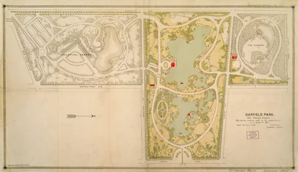 Map of Garfield Park, Chicago, Illinois