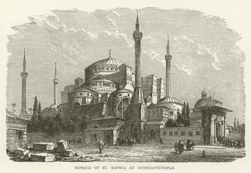 Mosque of St Sophia at Constantinople