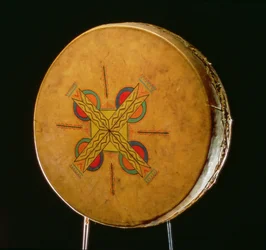 Osage drum, from Oklahoma