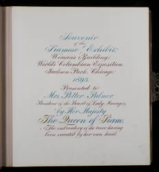 Page in photograph album