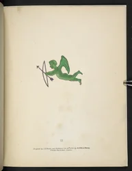 Green Cupid Figure, from Spectropia; or, Surprising Spectral Illusions Showing Ghosts Everywhere, and of Any Colour, etc. ser. 1