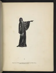 Plate 2. A ghost in black, from 
