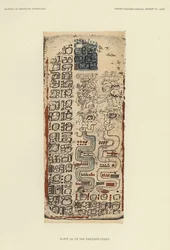 Plate LXI of the Dresden Codex