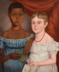 Portrait of Two Girls, early 19th century