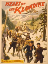 Poster Advertising Heart of the Klondike by Scott Marble