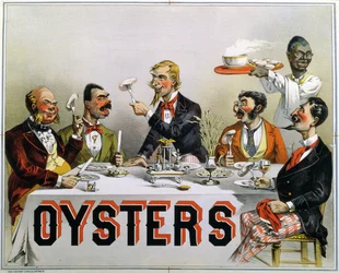 Poster Advertising Oysters