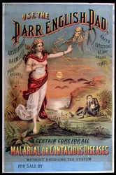 Poster advertising the Parr English Pad