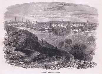 Salem Massachusetts, illustration from Cassell