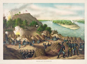 Siege of Vicksburg--Surrender, July 4, 1863, pub. 1888