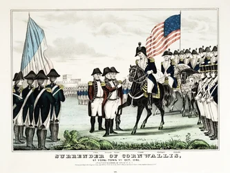 Surrender of Cornwallis at Yorktown, VA, October 1781