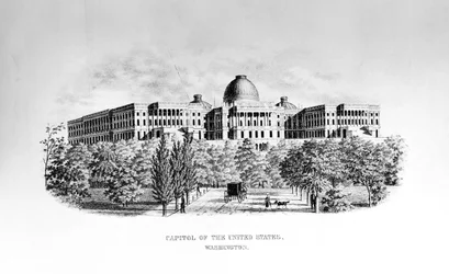 The Capitol of the United States, Washington D.C., c.1852