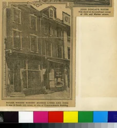 The House where Robert Morris lived and died