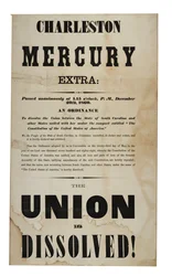 The Union is dissolved! (Charleston Mercury, Extra Ed.), 20th December 1860