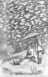 The Winter of their Discontent, Jeff and his Lieutenant Overtaken in a Snowstorm of Ballots, c.1894