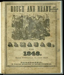 Title Page of the Rough and Ready Almanac for 1848, Published in 1847