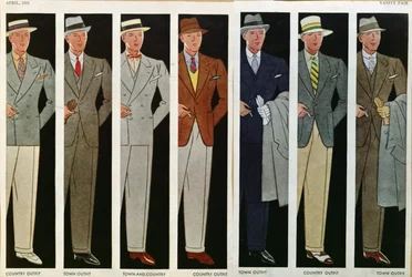 Town and Country Outfits, from Vanity Fair, April 1931