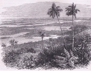 View of the Bermudas, illustration from Cassell