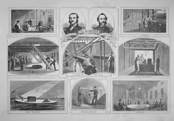 Views of the Federal ironclad 