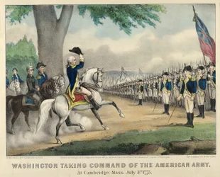 Washington Taking Command of the American Army, At Cambridge, Massachusetts, July 3rd