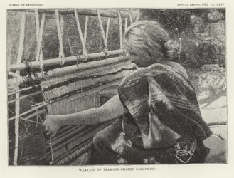 Weaving of Diamond-Shaped Diagonals