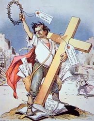 William Jennings Bryan (1860-1925) speaking at a Democratic Convention, Chicago
