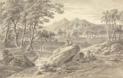 Landscape with Wooden Bridge