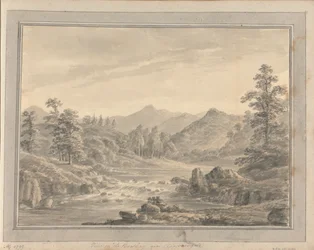 Views in England, Scotland and Wales: View on the Brathay near Clappensgate