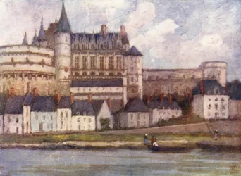 Amboise from the Loire