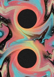 Vibrant Swirling Vortex