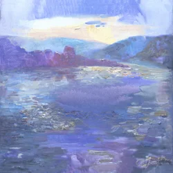 Purple Lake Reflections