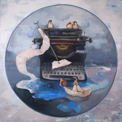 Whimsical Typewriter Dream