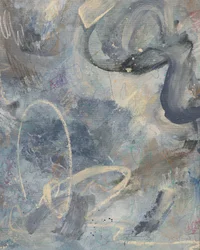 Serene Blue Abstract