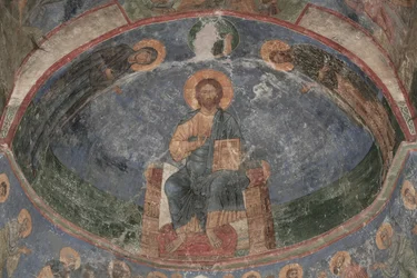 Christ Enthroned Saviour of the World, 12th Century