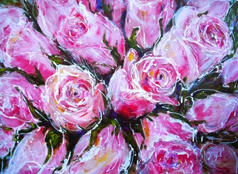 Vibrant Pink Roses