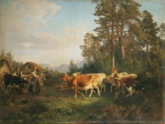 Landscape with Cows
