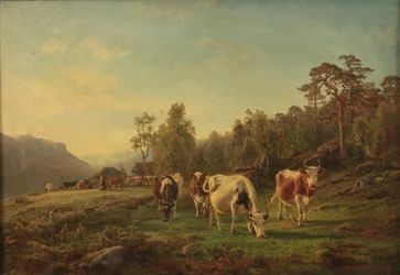 Landscape with Cows