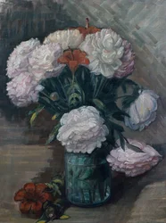 Peonies and Daylilies