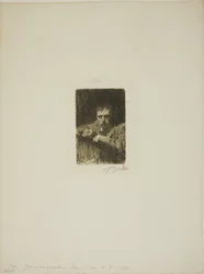 A Painter-Etcher (Self-Portrait)