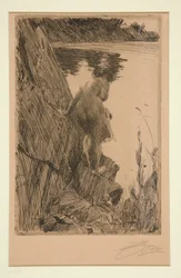 Bather (Evening) III