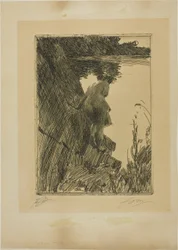 Bather (Evening) II