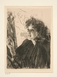 Girl with Cigarette II