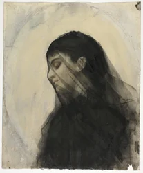Head of a Veiled Woman